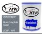 Preview: Volkswagen, Blue Graphite Pearl, LC5F / W9: 500ml Lackdose, von ATW Autoteile West.
